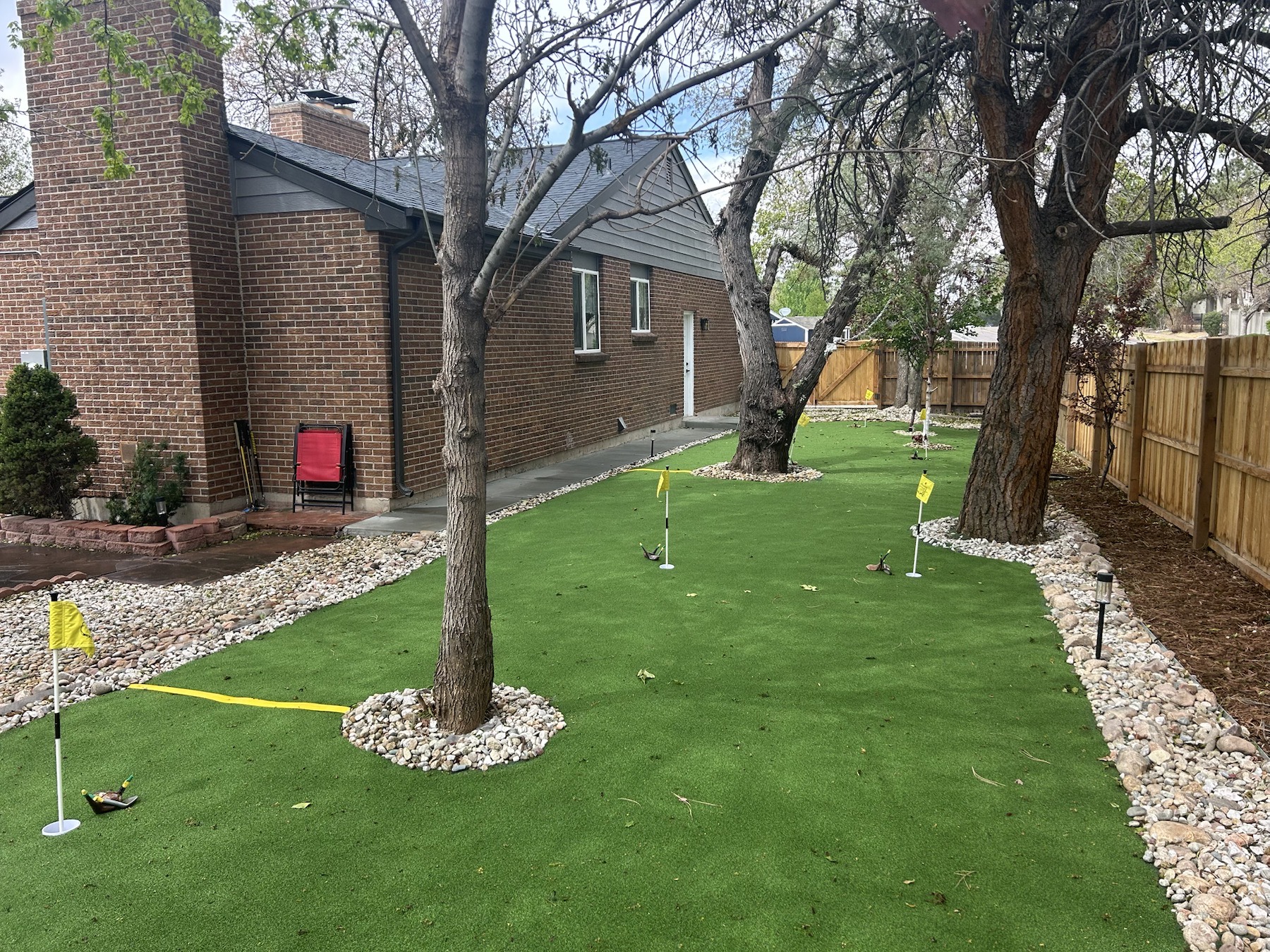 Private putting green
